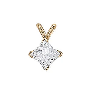 bold gothic skull necklace Solitaire Diamond Pendant