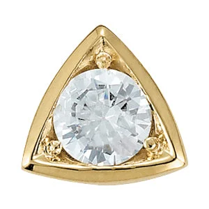custom name necklace gold Solitaire Diamond Pendant
