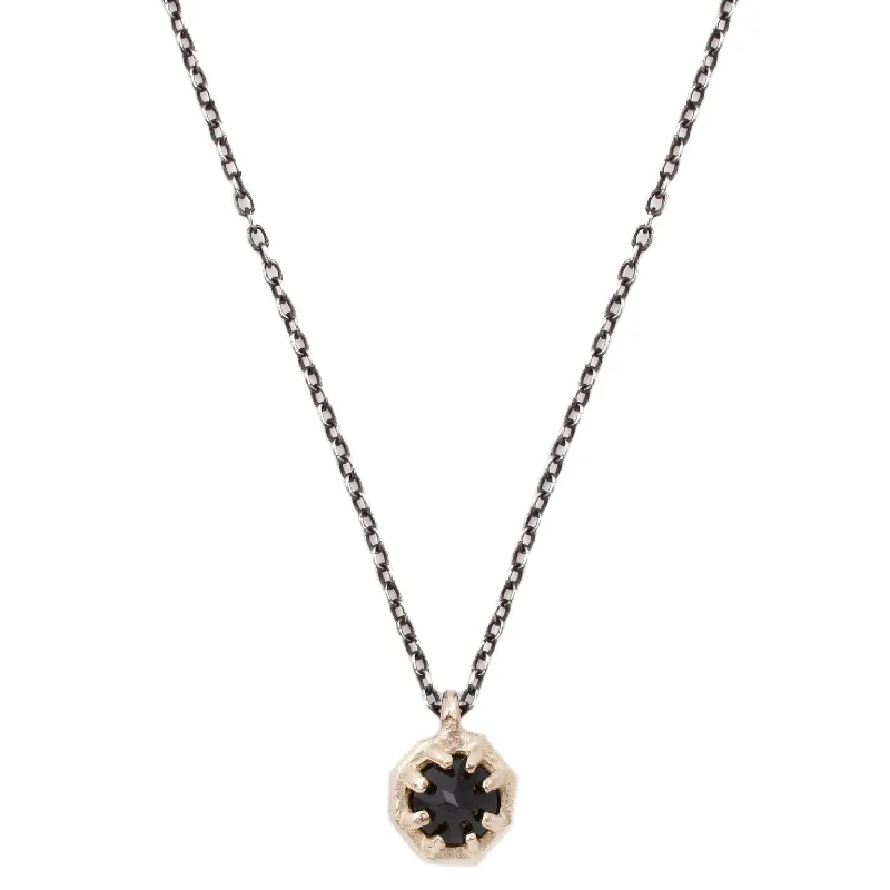small diamond nose stud Small Spinel Octagon Necklace