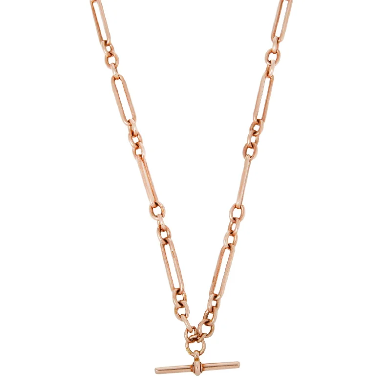 simple engraved wedding ring Trombone Link Albert Chain
