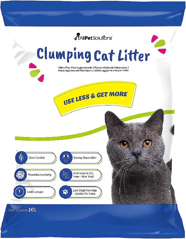 AllPetSolutions Low Dust Clumping Bentonite Cat Litter 10L