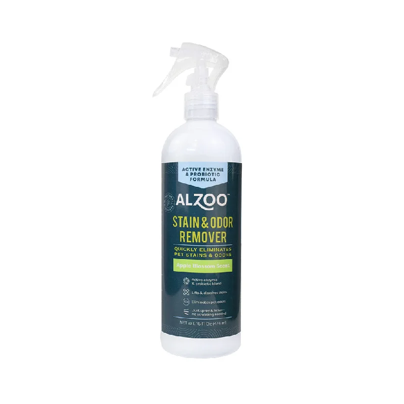 Alzoo Stain & Odor Remover Apple Blossom Scent Spray