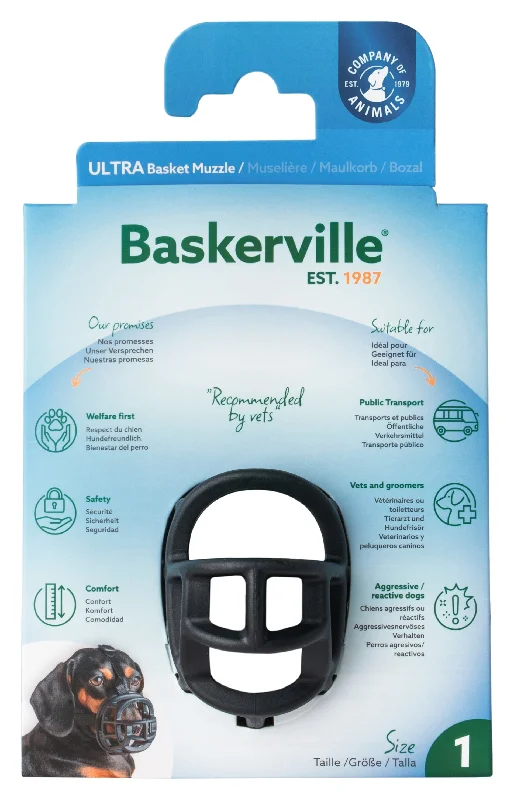 Baskerville Ultra Basket Muzzle Size 1