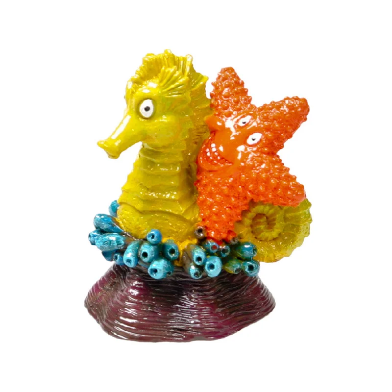 Blue Ribbon Pet Products Exotic Environments Seahorse & Star Aquarium Statue