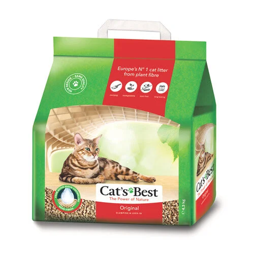 Cats Best OkoPlus Wood Clumping Cat Litter 4.3kg