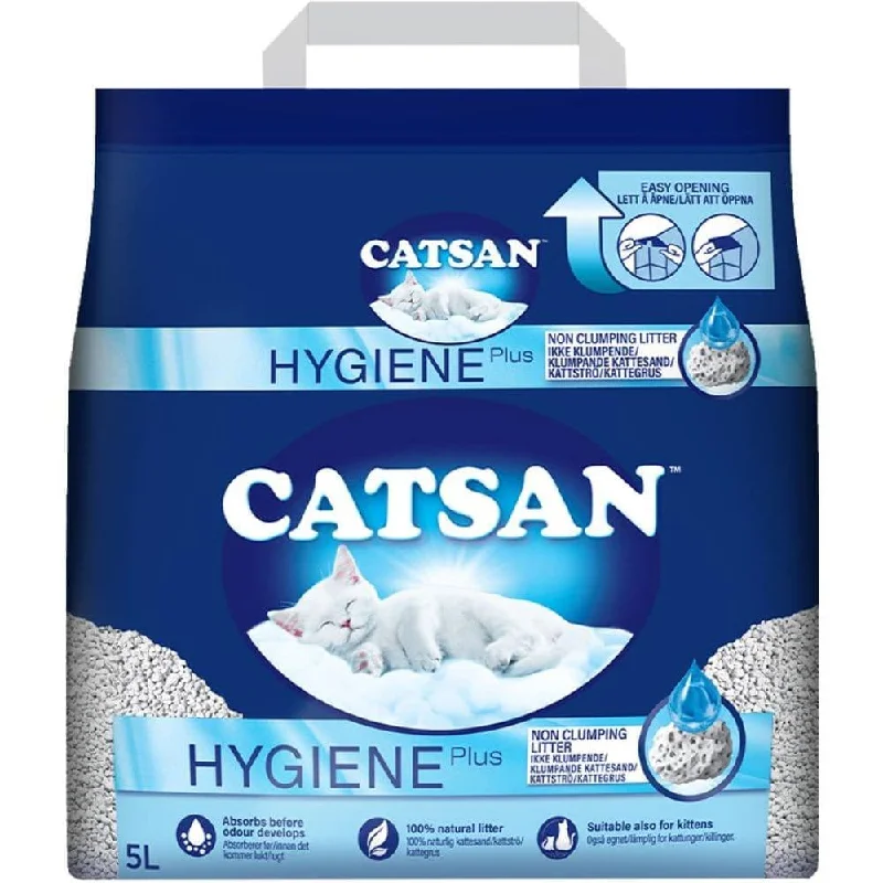 Catsan Hygiene Plus Unscented Non Clumping 100% Natural Cat Litter