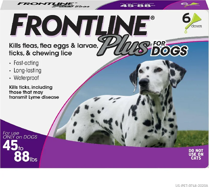 Frontline Plus for Large Dogs (45-88 lbs) Purple Box