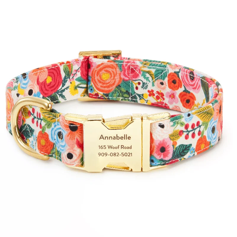 Rifle Paper Co. x TFD Garden Party Dog Collar