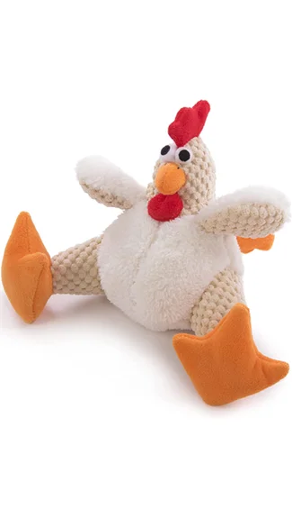 goDog Dog Toy: Sitting Rooster