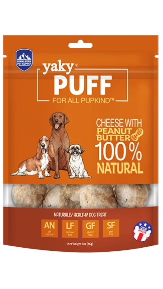 Himalayan Pet Supply: yakyPUFF Cheese with Peanut Butter