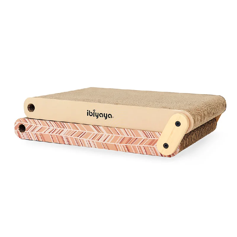 Ibiyaya Fold-Out Cardboard Cat Scratcher, Cinnamon