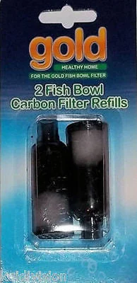 Interpet Aquarium Filter Carbon Cartridge Refills Pack of 2