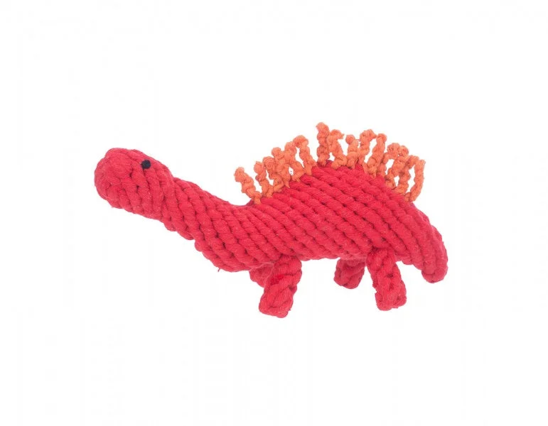 Jax & Bones Stew The Stegosaurus Red 13" L