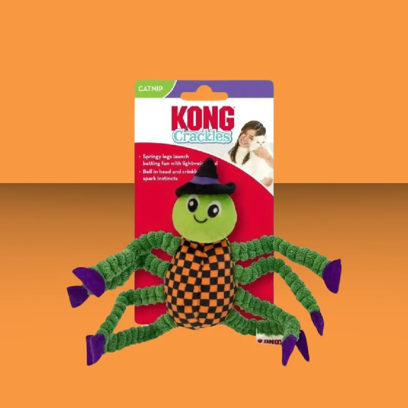 Kong Cat Halloween Crackles Spider