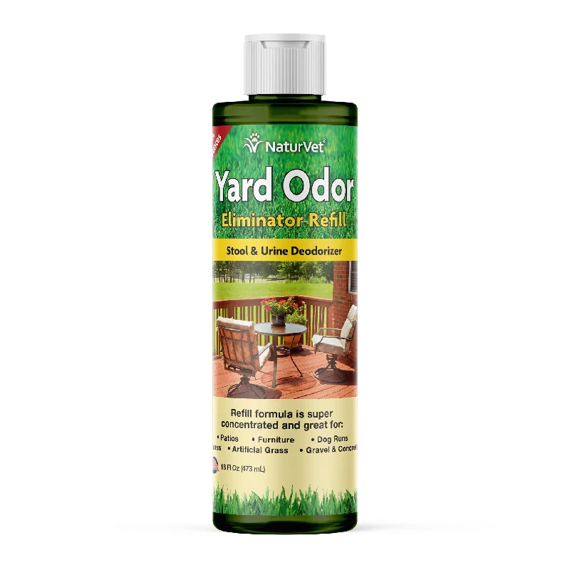 NaturVet Yard Odor Eliminator Concentrated Refill Stool and Urine Deodorizer, 16 oz