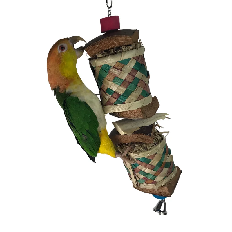 Ninos Java Tom Tom Foraging Toy for Birds Large