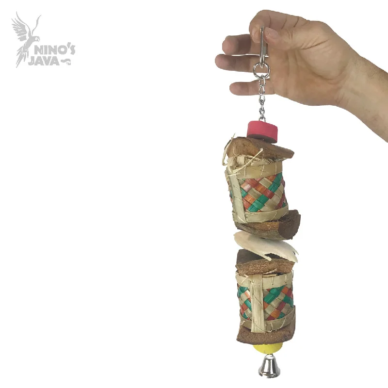 Ninos Java Tom Tom Foraging Toy for Birds Small