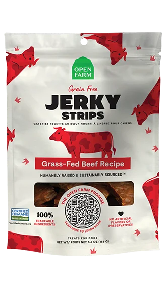 Open Farm Jerky Strips: Grass-fed Beef Recipe