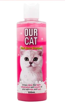 Our Cat Pink Rose Shampoo 250mL