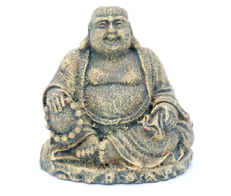 Sitting Buddha Aquarium Statue Grey, 1ea/2 in, Mini