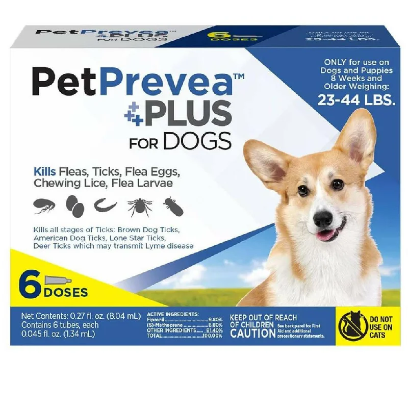 PetPrevea Plus Topical Treatment for Dogs 23-44 lbs