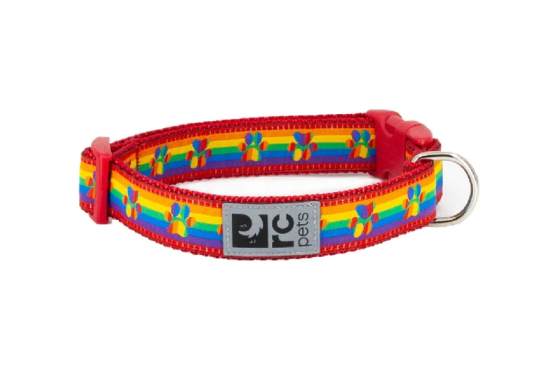 RC Pets Clip Collars Rainbow Paws