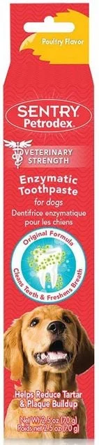 Sentry Petrodex Veterinary Strength Enzymatic Poultry Flavor Toothpaste for Dogs