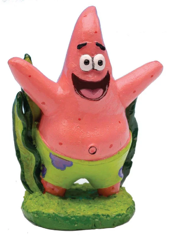 SpongeBob Patrick Aquarium Ornament Green, Pink, 1ea/2 in, Mini