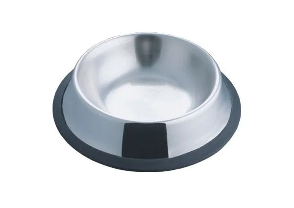 Stainless Steel Anti-Skid Bowl - Cat 8 oz