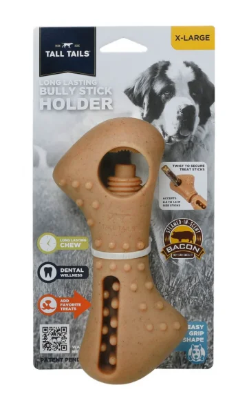 Tall Tails D Treat Bone Chew Bully Stick Holder XL 8"