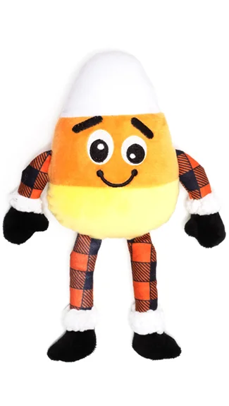 The Worthy Dog Buffalo Toy: Candy Corn