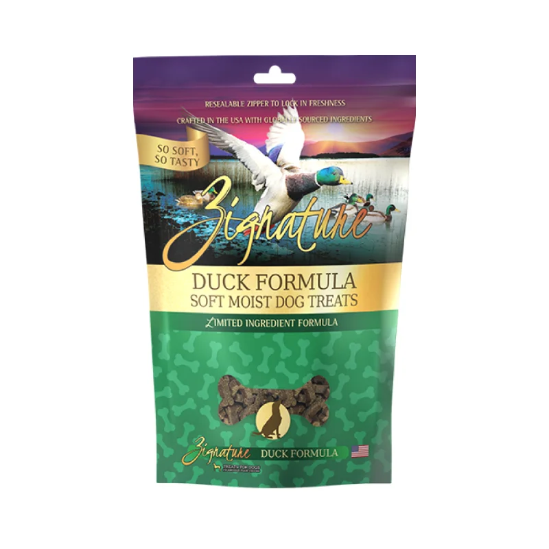 Zignature Soft & Moist Duck Dog Treats