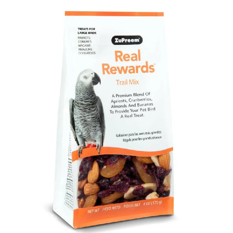 Zupreem Real Rewards Trail Mix Treat for Parrots and Conures (6 oz)