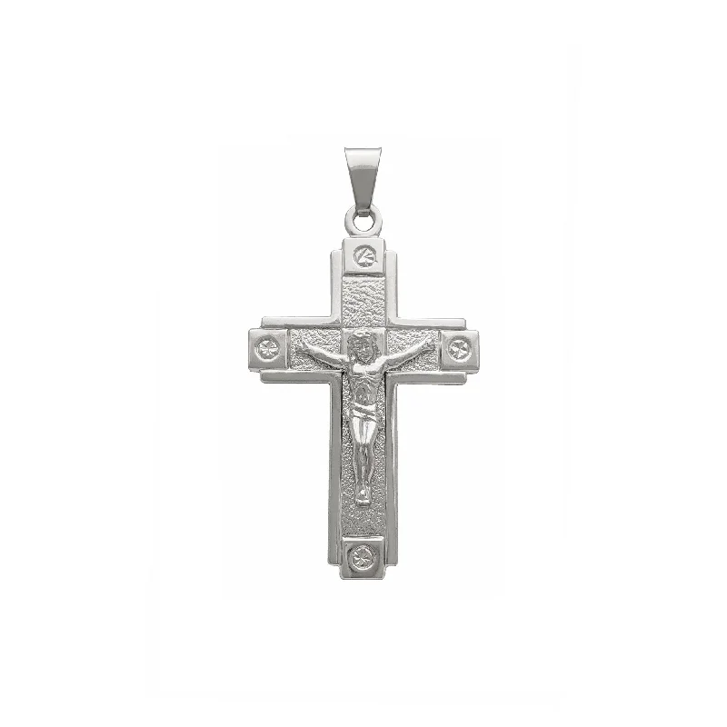 personalized gemstone pendant necklace Crucifix Pendant (14K)