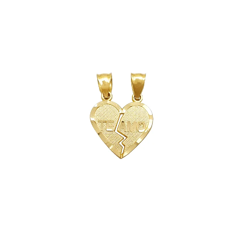 celestial zodiac sign necklace Diamond-Cuts Scan-line Te Amo Partable Heart Pendant (14K) celestial zodiac sign necklace Diamond-Cuts Scan-line Te Amo Partable Heart Pendant (14K)