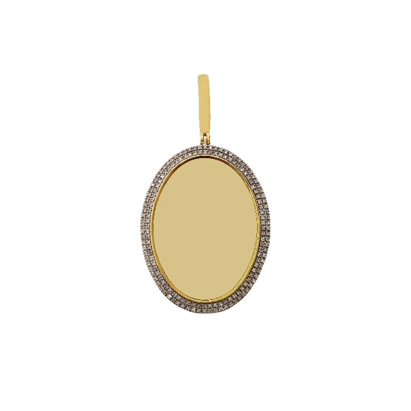 personalized couple’s bracelet engraved Diamond Oval Picture Memorial Medallion Pendant (10K) personalized couple’s bracelet engraved Diamond Oval Picture Memorial Medallion Pendant (10K)