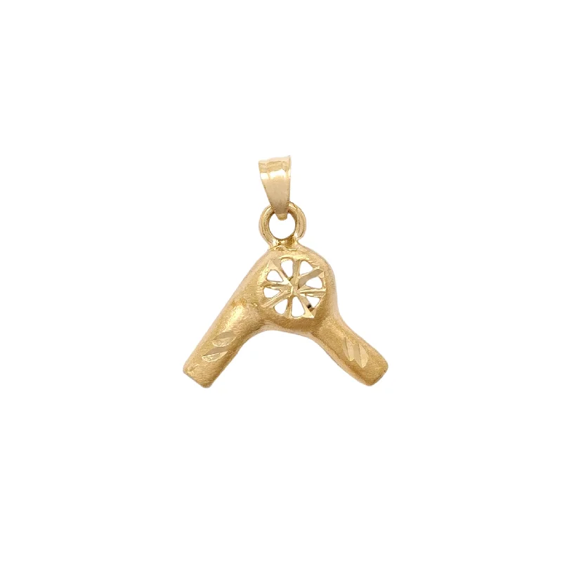 cubic zirconia eternity necklace Blow Dryer Pendant (14K)